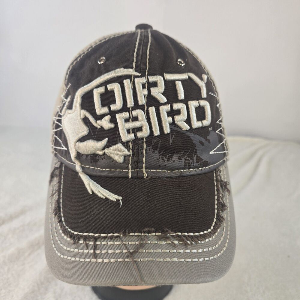 Browning Firearms Co Dirty Bird Hat/Cap Adjustable Brown Tan Embroidered